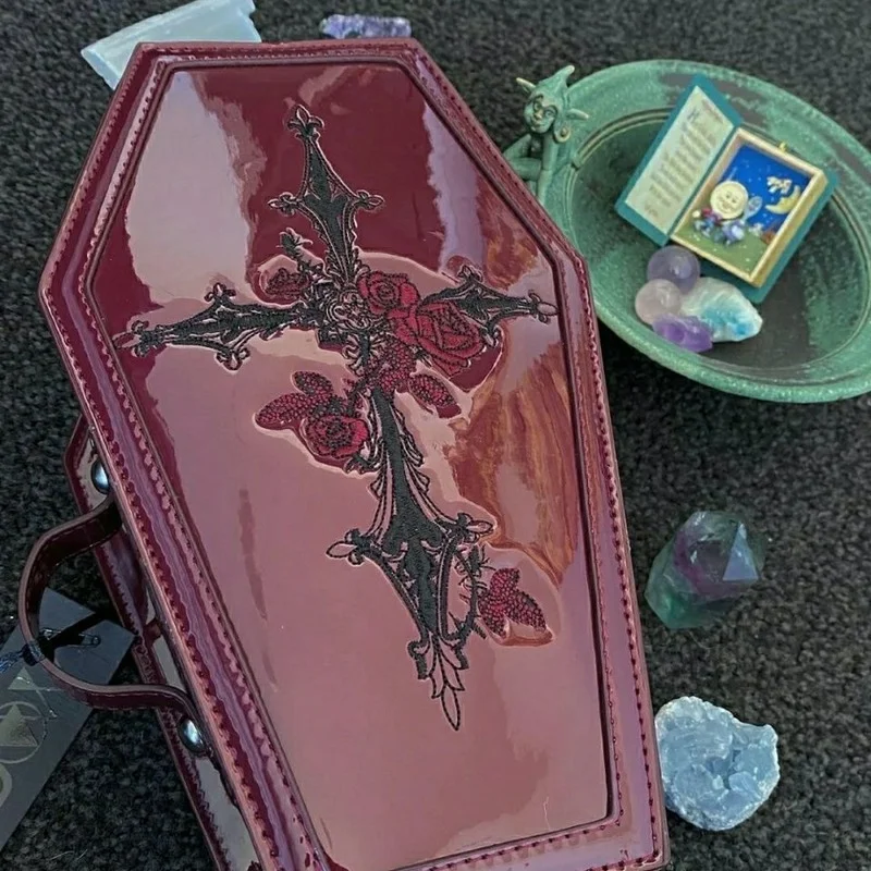 Embroidery Gothic - Tas Tangan Harajuku Y2K Lolita Cosplay