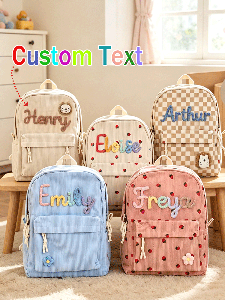 Embroidery Kit Pouch - [Custom] Tas Ransel Kembali ke Sekolah