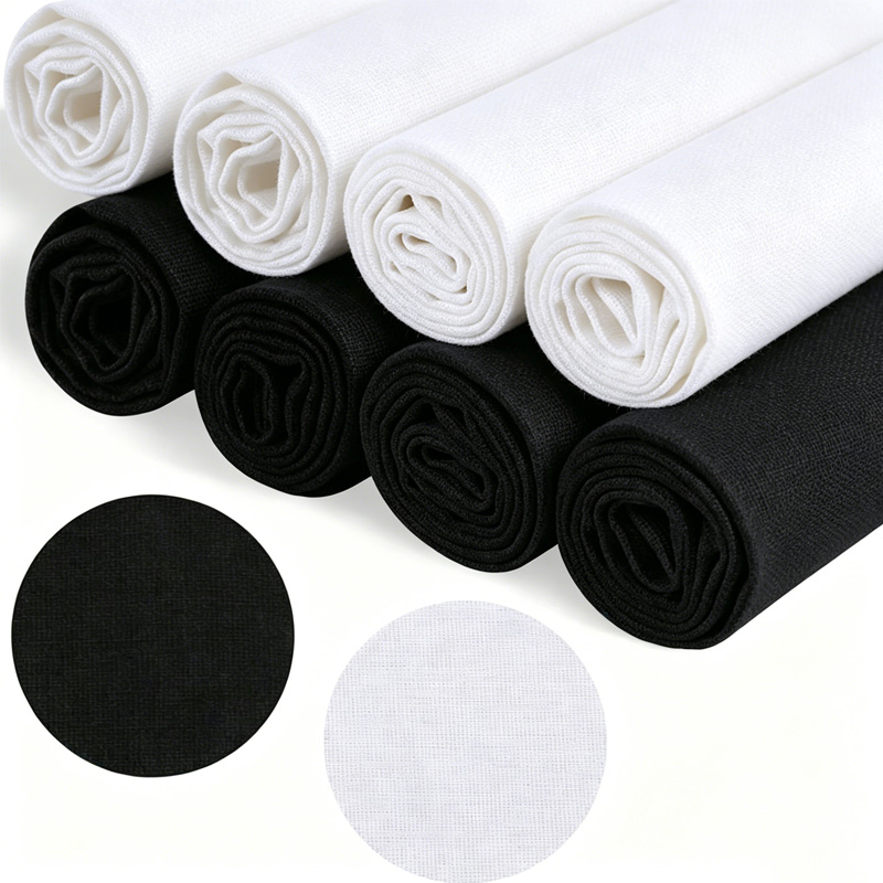 Embroidery Canvas - 8 Potong Kain Linen 30X30cm, Kain