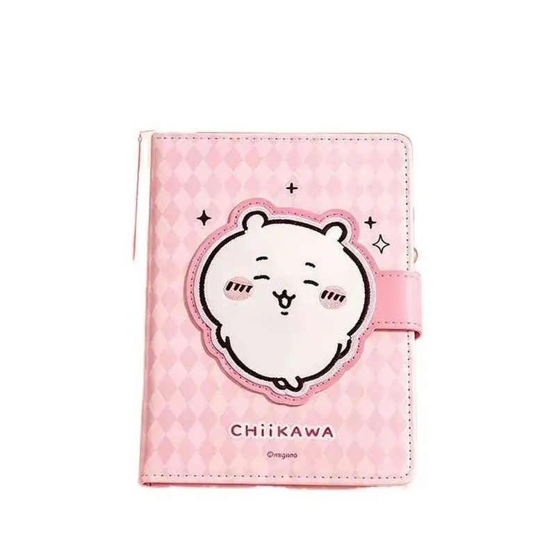 Embroidery Journal Book - Buku Catatan Chiikawa Hachiware dengan Jepitan