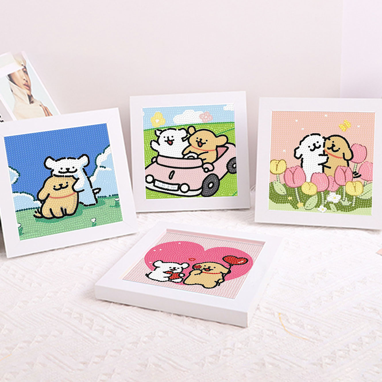Embroidery Gift Ideas - Lukisan Dekoratif Bingkai Berlian Kristal Anak