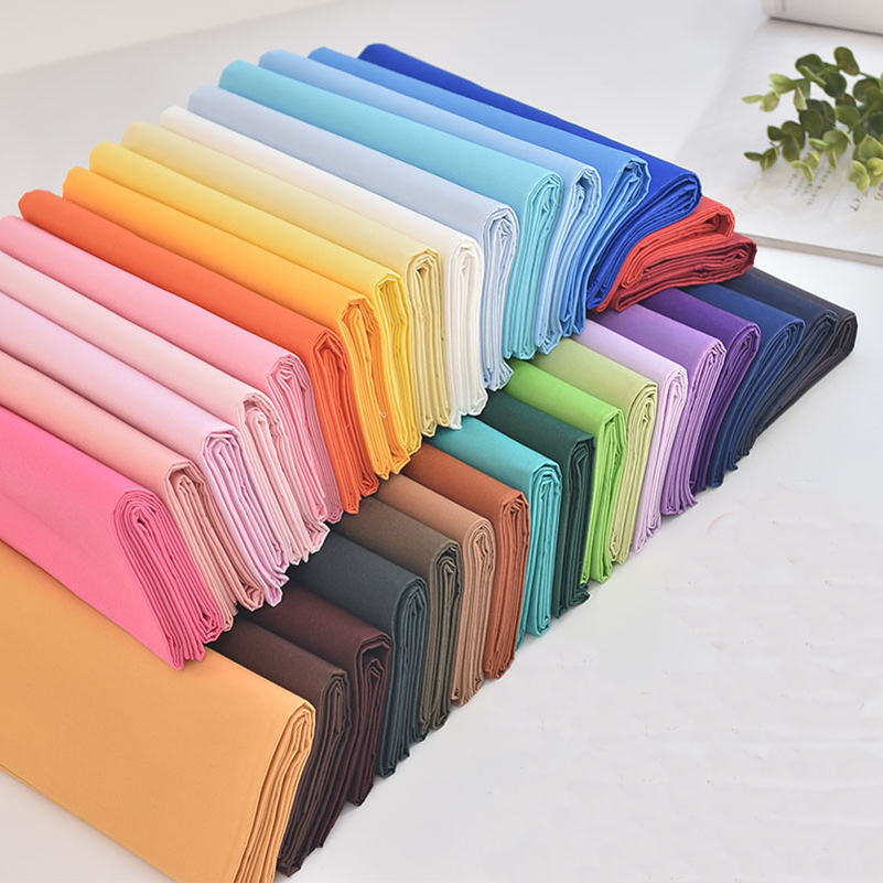 Linen Fabric Natural - Kain Katun Poplin Warna Solid Putih