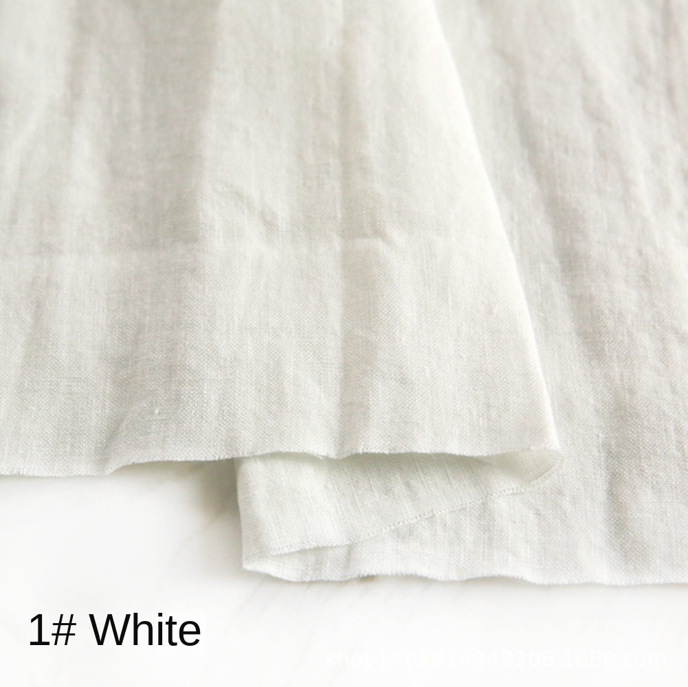 Linen Fabric Natural - Pakaian Serat Linen Alami 100% Murni