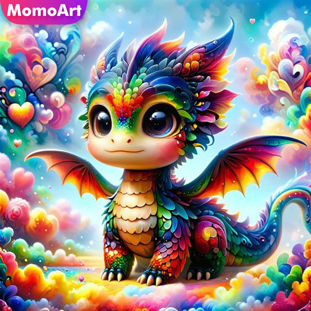 Embroidery Gift Ideas - Momoart persegi penuh lukisan berlian bulat