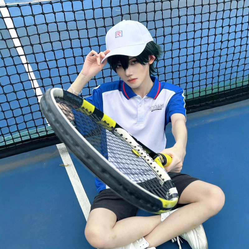 Embroidery Shirt - Kostum Cosplay Anime Tenis Ryoma Echizen