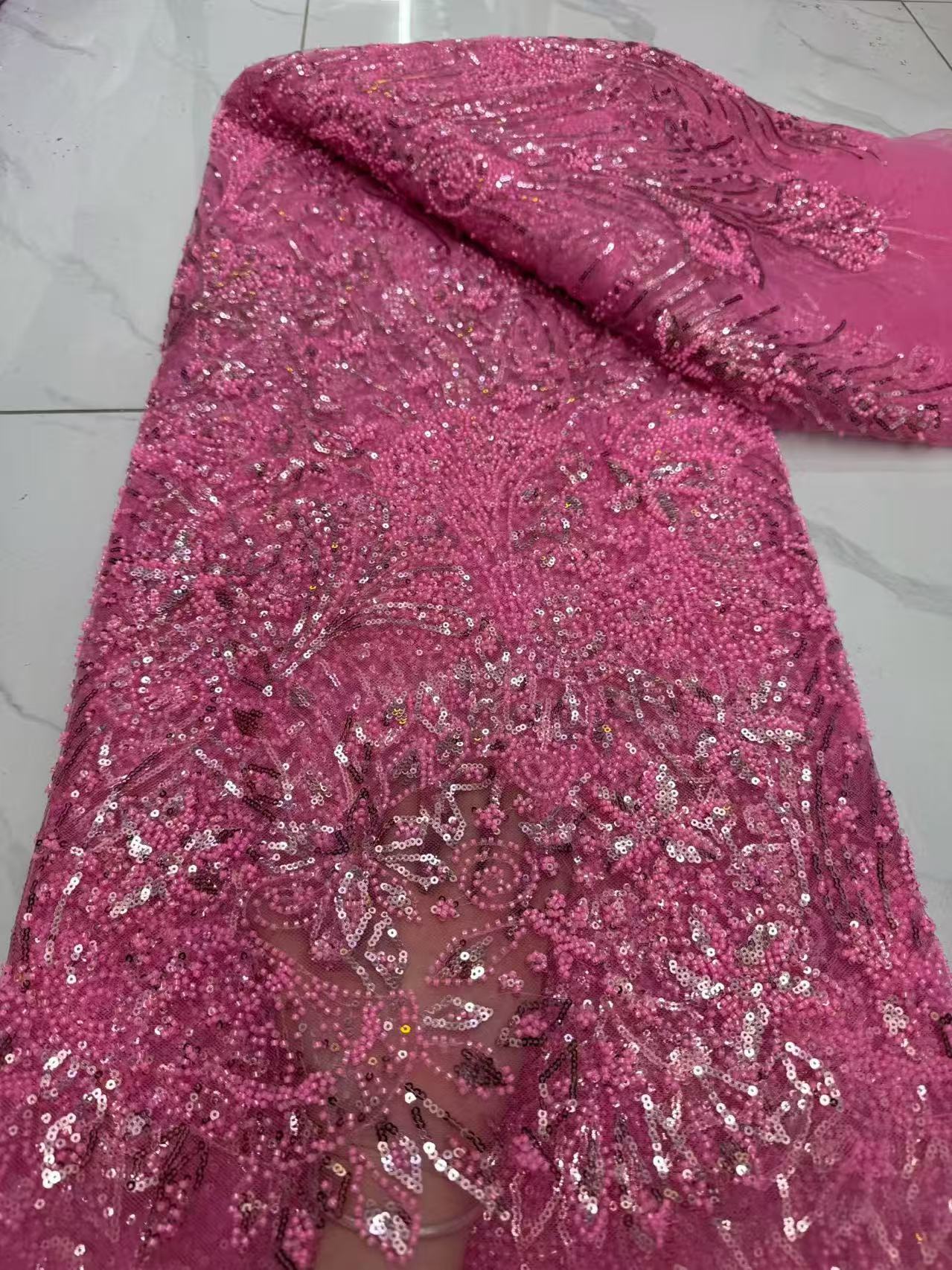 Bordir Berkualitas Tinggi Kain - Embroidery Net Fabric ulasan dan harga
