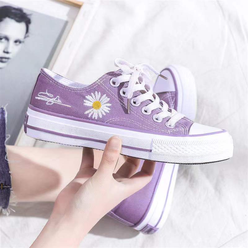 Sepatu Kanvas Wanita Bordir Kr - Embroidery Canvas ulasan dan harga