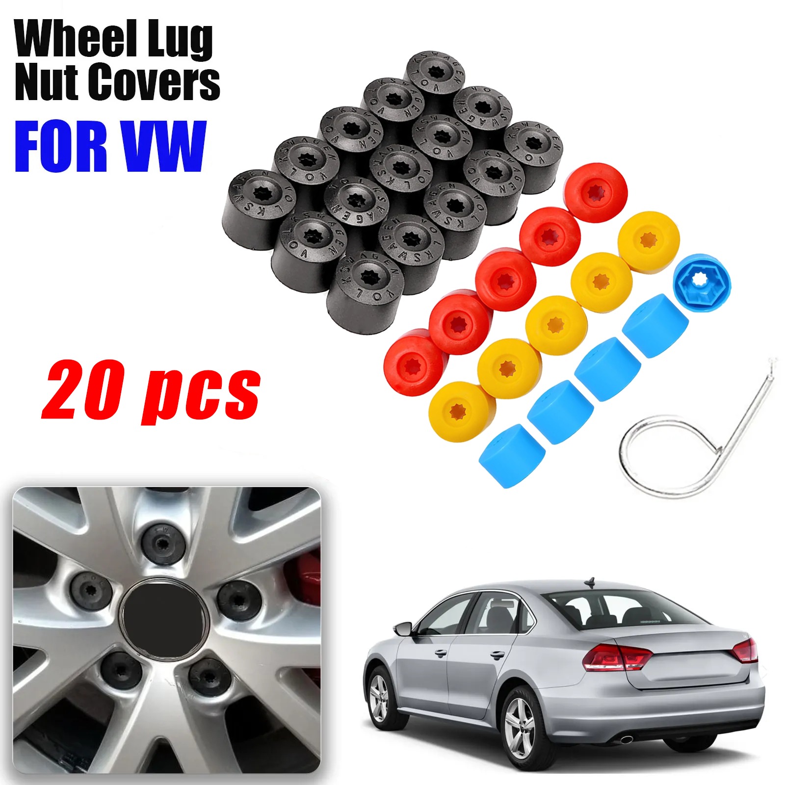 20 Buah Penutup Mur Roda Mobil - Embroidery Removal ulasan dan harga