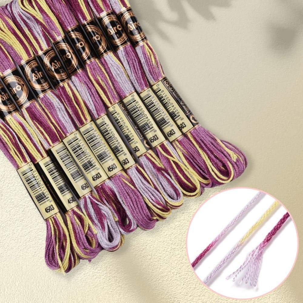 6 Helai Ungu Beraneka Ragam Be - Embroidery Stitch ulasan dan harga