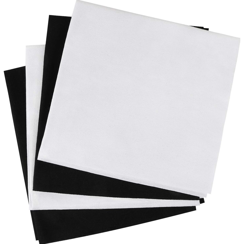 8 Potong Kain Linen 30X30cm, K - Embroidery Canvas ulasan dan harga