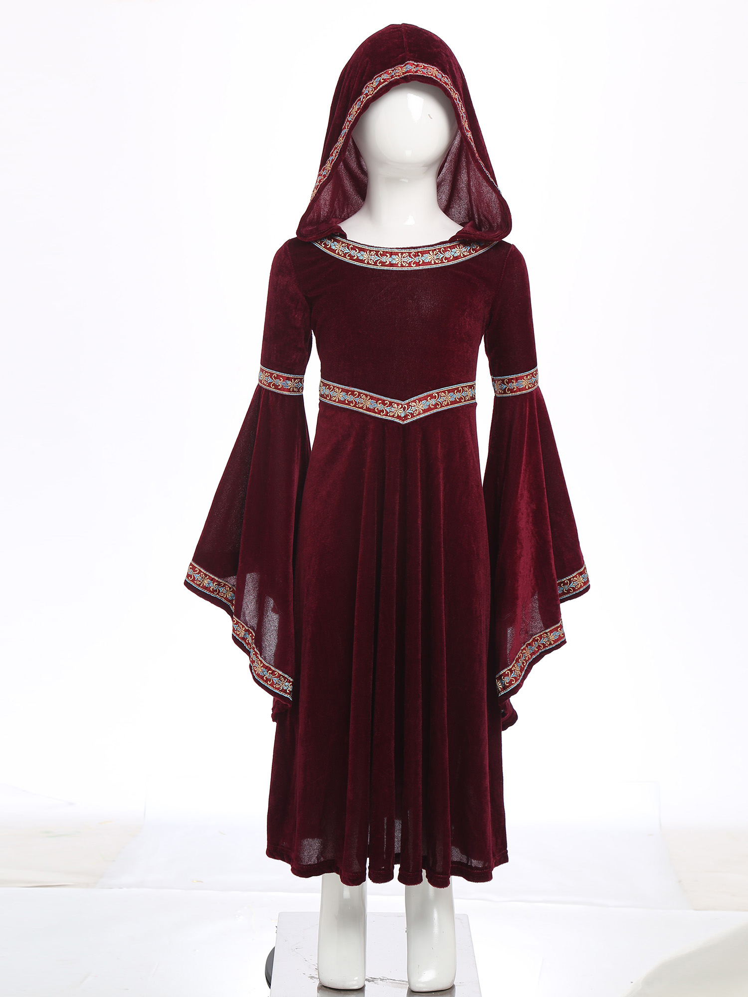 Kostum Putri Abad Pertengahan  - Embroidery Gothic ulasan dan harga