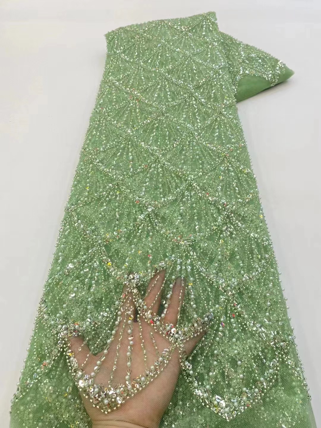 Kain Tulle Renda Afrika 2026 K - Embroidery Net Fabric ulasan dan harga