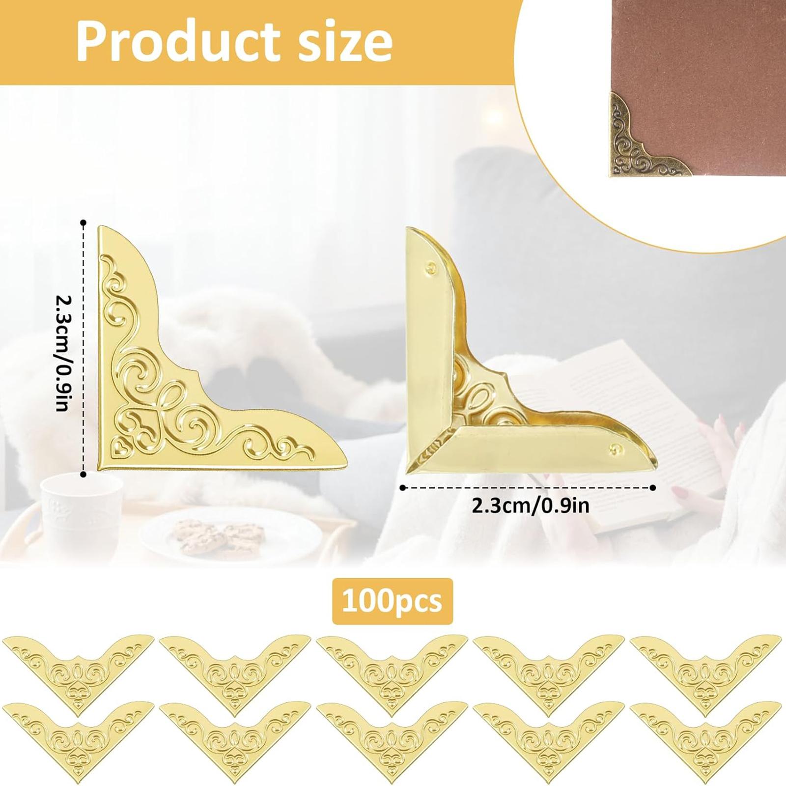 2x Pelindung Sudut Buku Logam  - Embroidery Journal Book ulasan dan harga