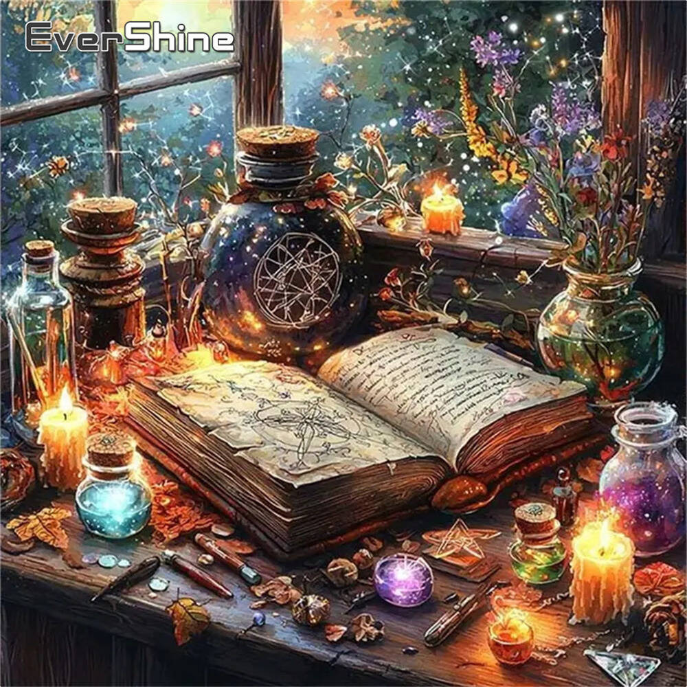 Evershine Lukisan Berlian Anji - Embroidery Journal Book ulasan dan harga