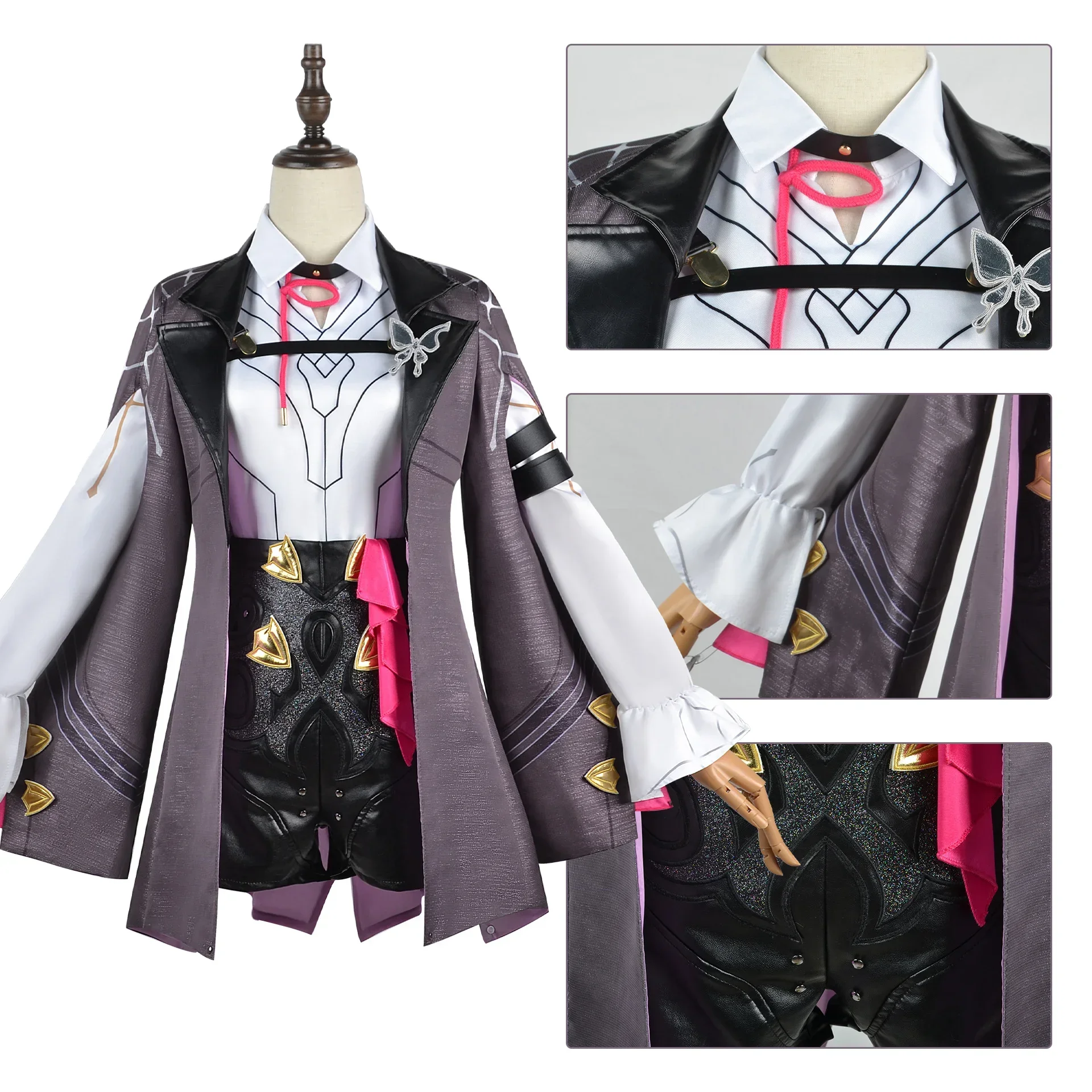 Gaun Bordir Gotik Cosplay Kafk - Embroidery Gothic ulasan dan harga
