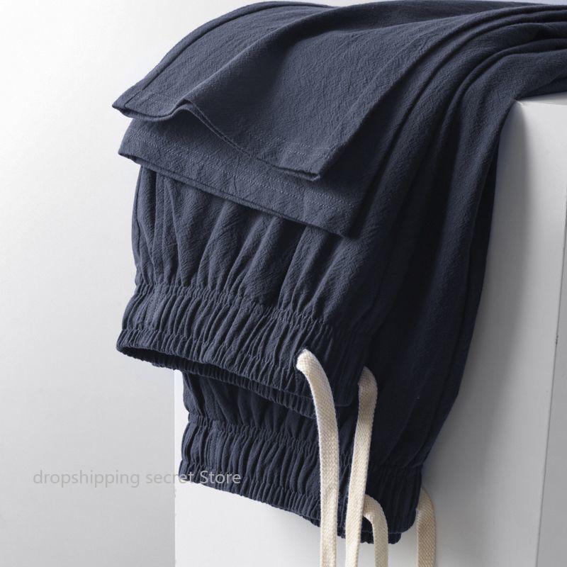 Celana Olahraga Katun dan Line - Linen Fabric Natural ulasan dan harga