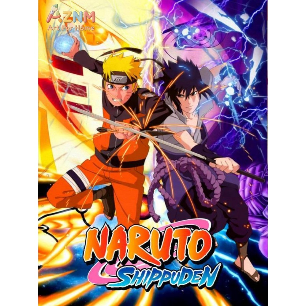 Lukisan Berlian Baru Naruto Ke - Embroidery Canvas ulasan dan harga
