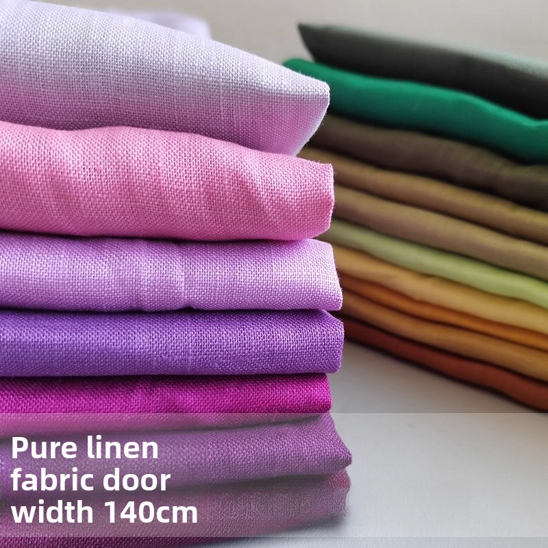 Gaun Musim Panas Linen Ramie 1 - Linen Fabric Natural ulasan dan harga