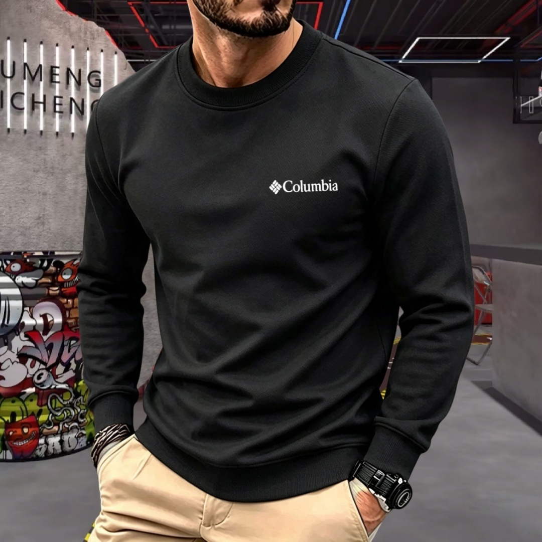 Kaos polo lengan panjang pria  - Embroidery Shirt ulasan dan harga