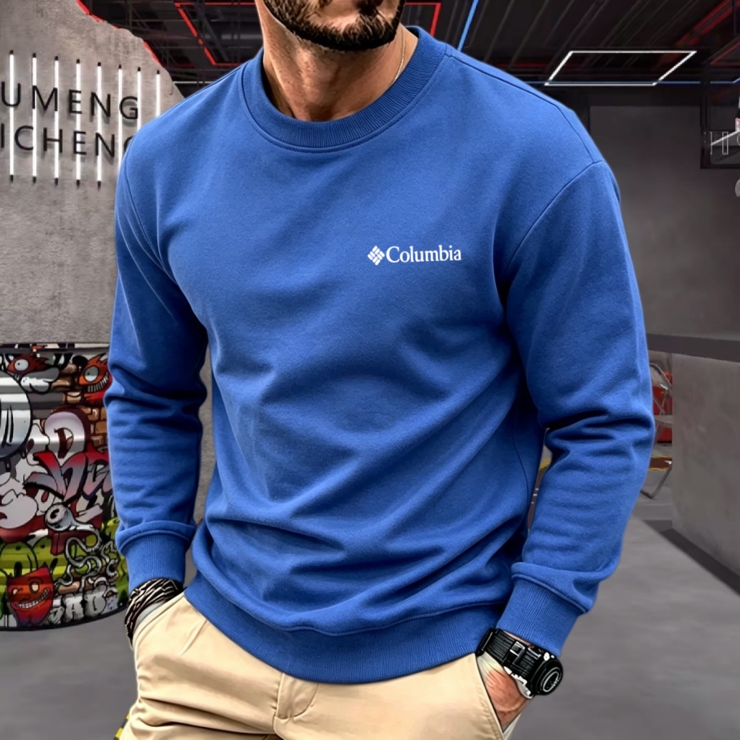 Kaos polo lengan panjang pria  - Embroidery Shirt ulasan dan harga
