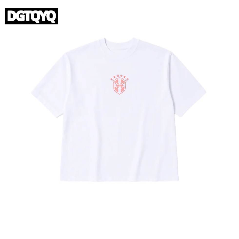 Set Kaos Oblong Leher Bulat Be - Embroidery Shirt ulasan dan harga
