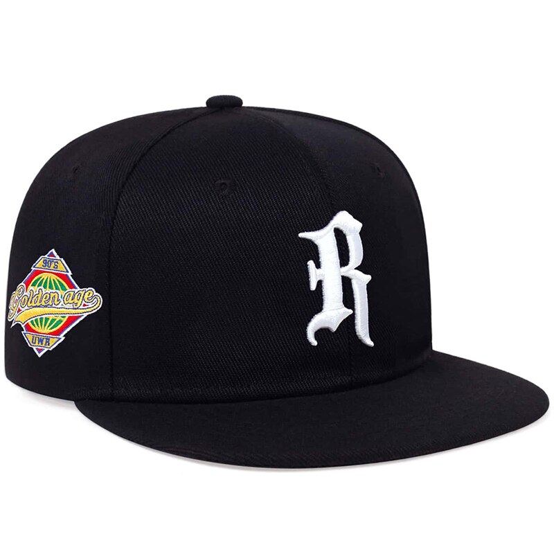 Topi Hip-hop bordir R, topi bi - Embroidery Gothic ulasan dan harga