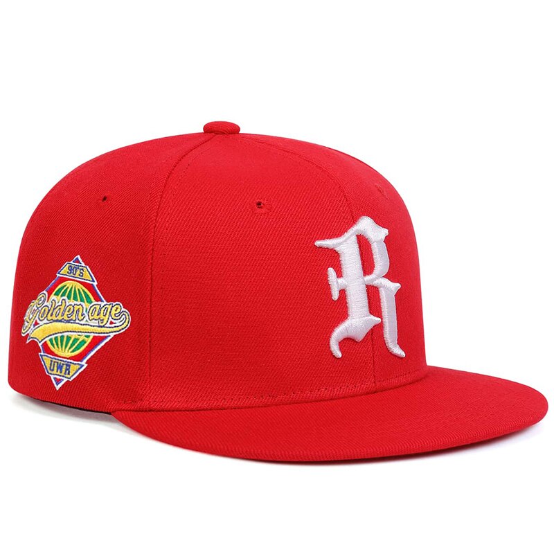 Topi Hip-hop bordir R, topi bi - Embroidery Gothic ulasan dan harga