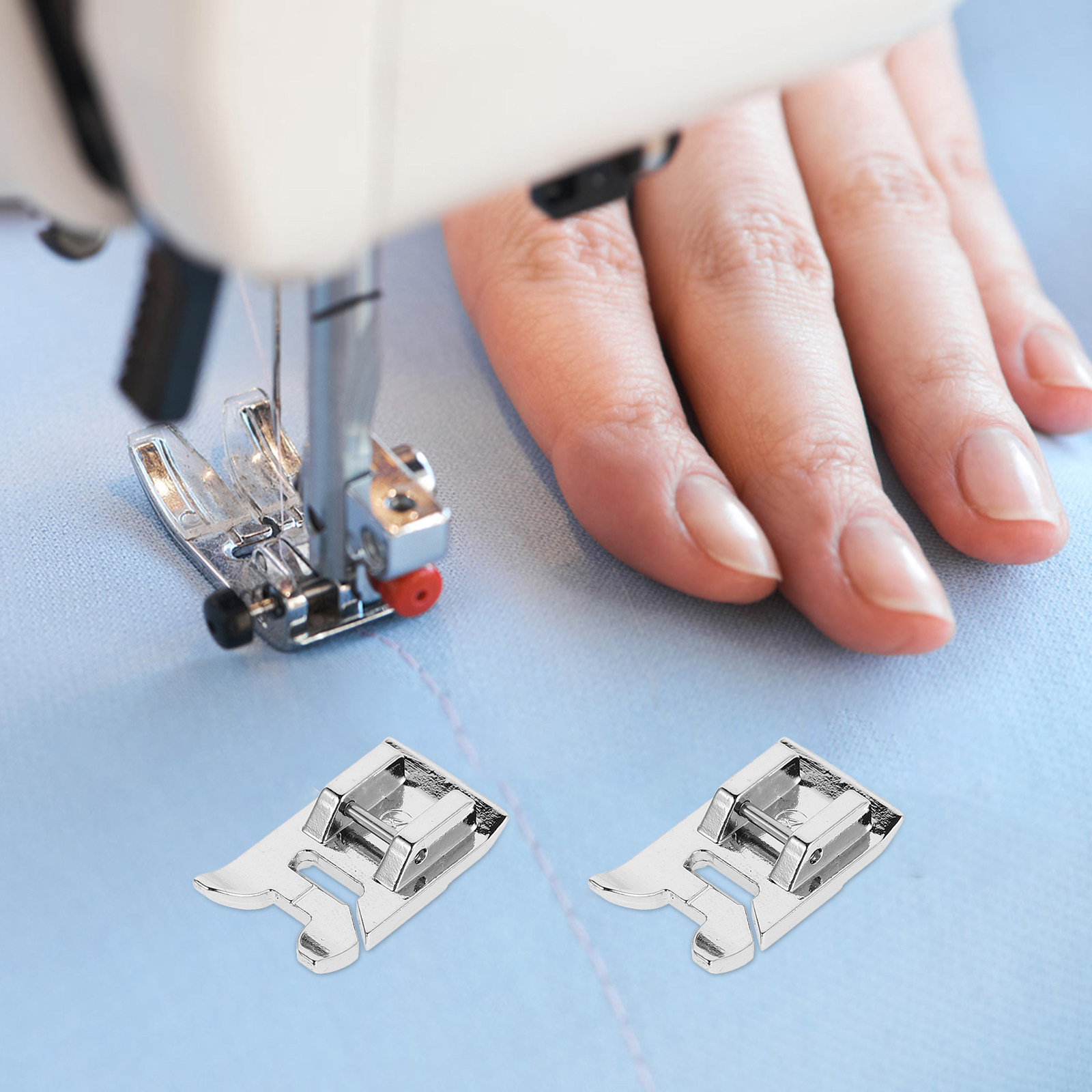 5Pcs Set Kaki Penekan Mesin Ja - Embroidery Stitch ulasan dan harga