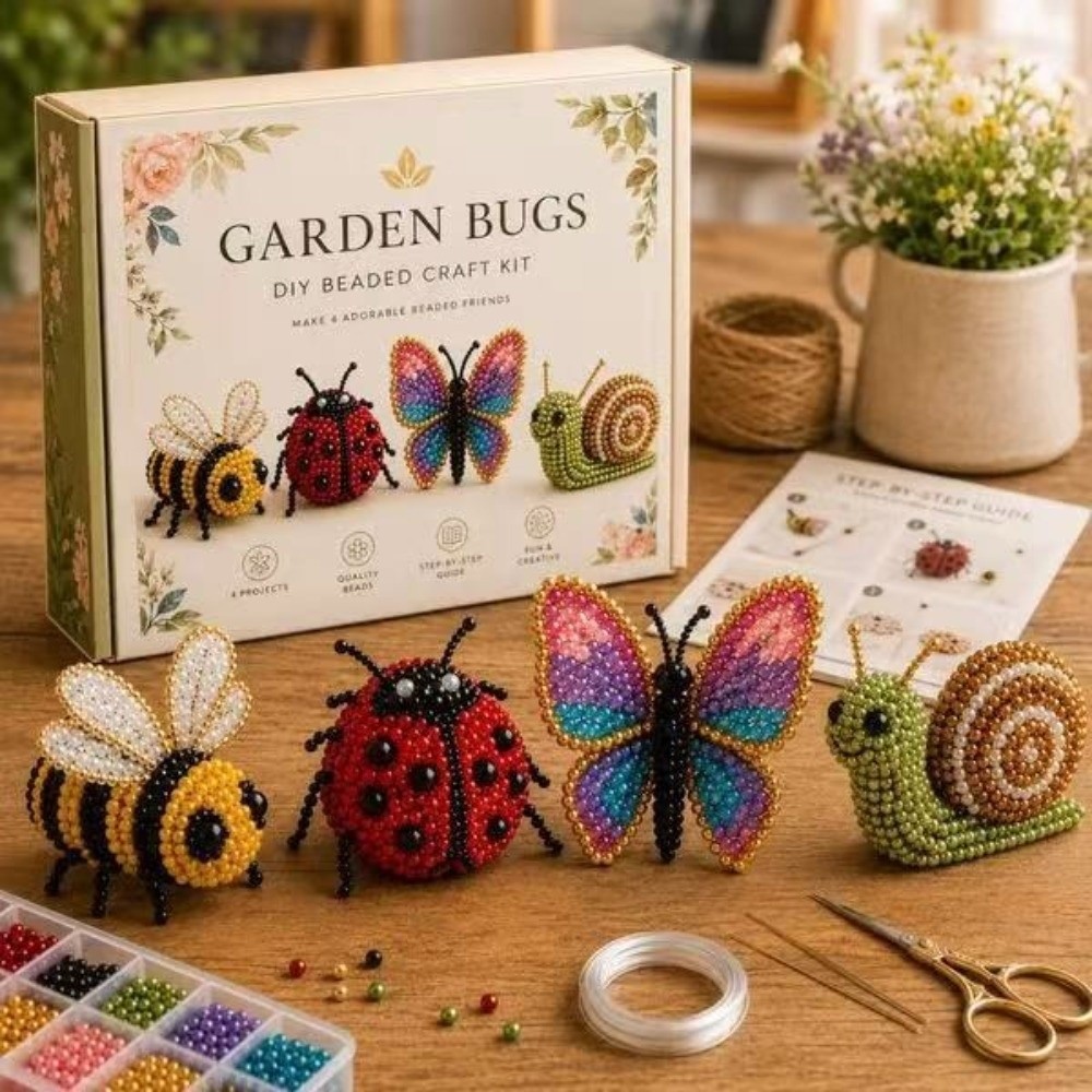Kit Bordir Manik-Manik Hewan B - Embroidery For Beginners ulasan dan harga