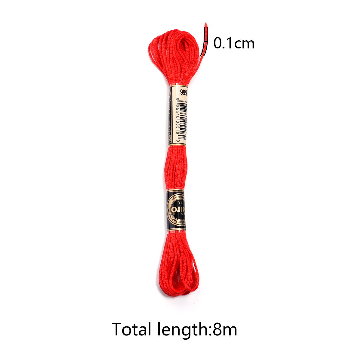 6Pcs/Lot Benang Bordir Poliest - Embroidery Stitch ulasan dan harga