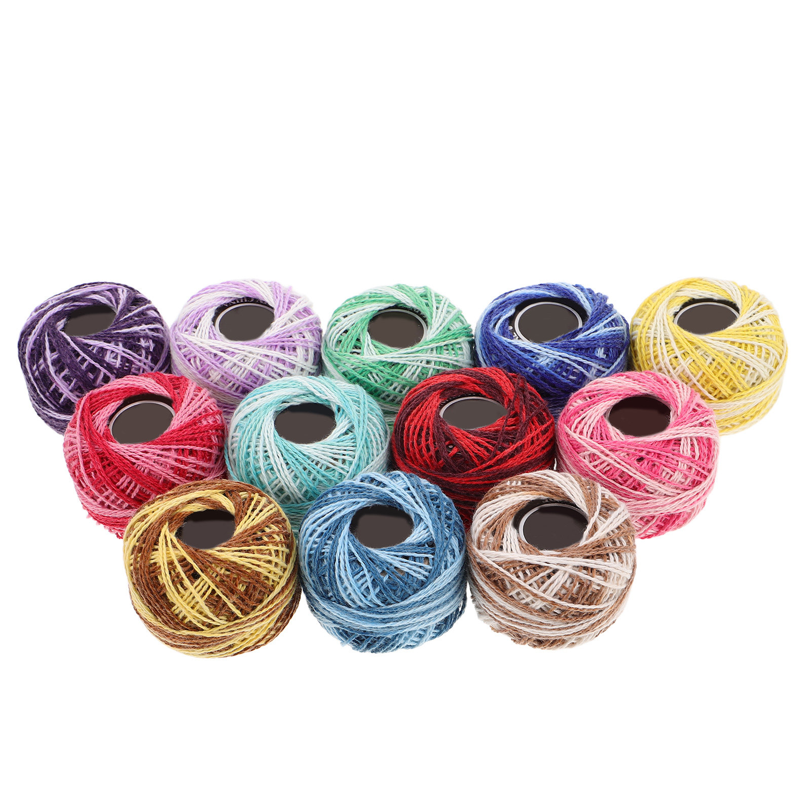 12Pcs Set Benang Bordir Katun  - Embroidery Stitch ulasan dan harga
