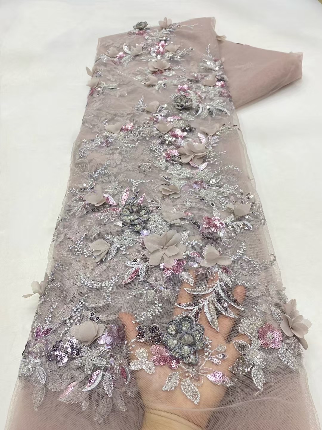 Gaun Wanita Coomiya Bordir Man - Embroidery Net Fabric ulasan dan harga