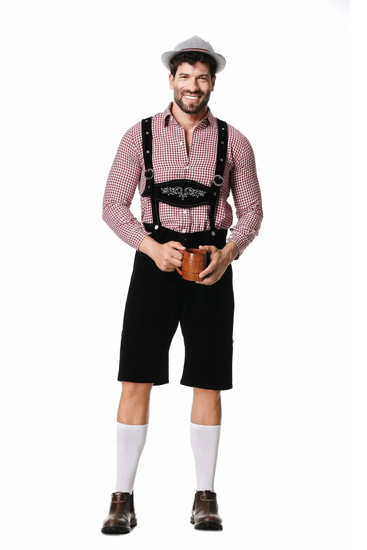 Pakaian Karnaval Oktoberfest T - Embroidery Shirt ulasan dan harga