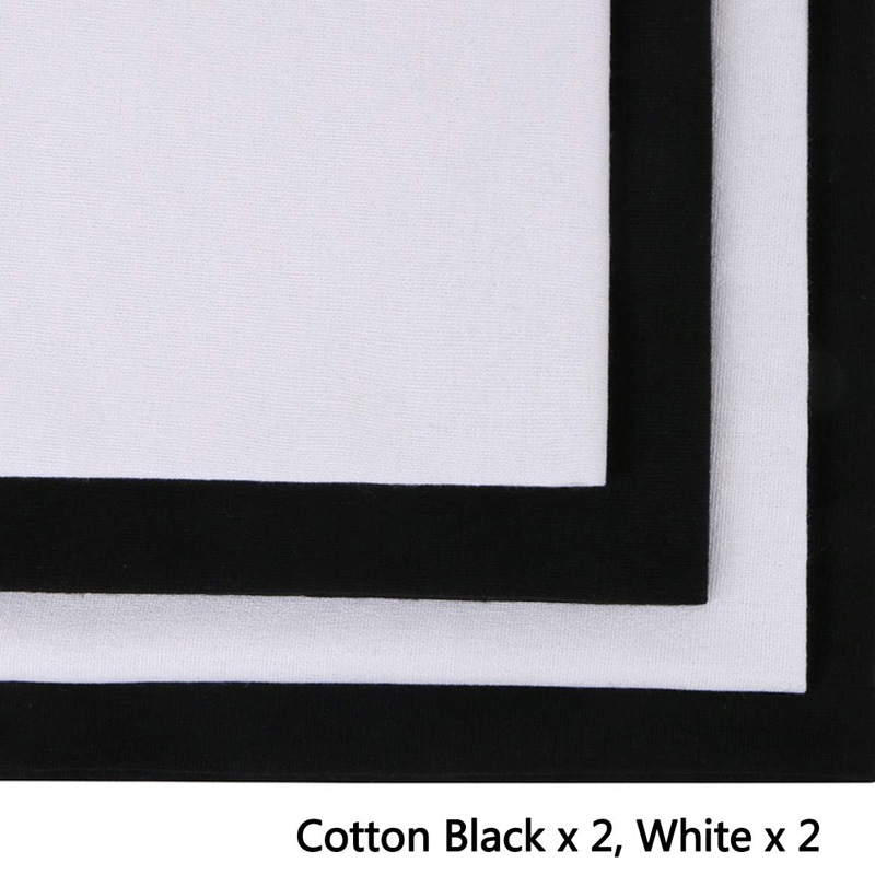 4 Potong Kain Linen, Kain Warn - Embroidery Canvas ulasan dan harga