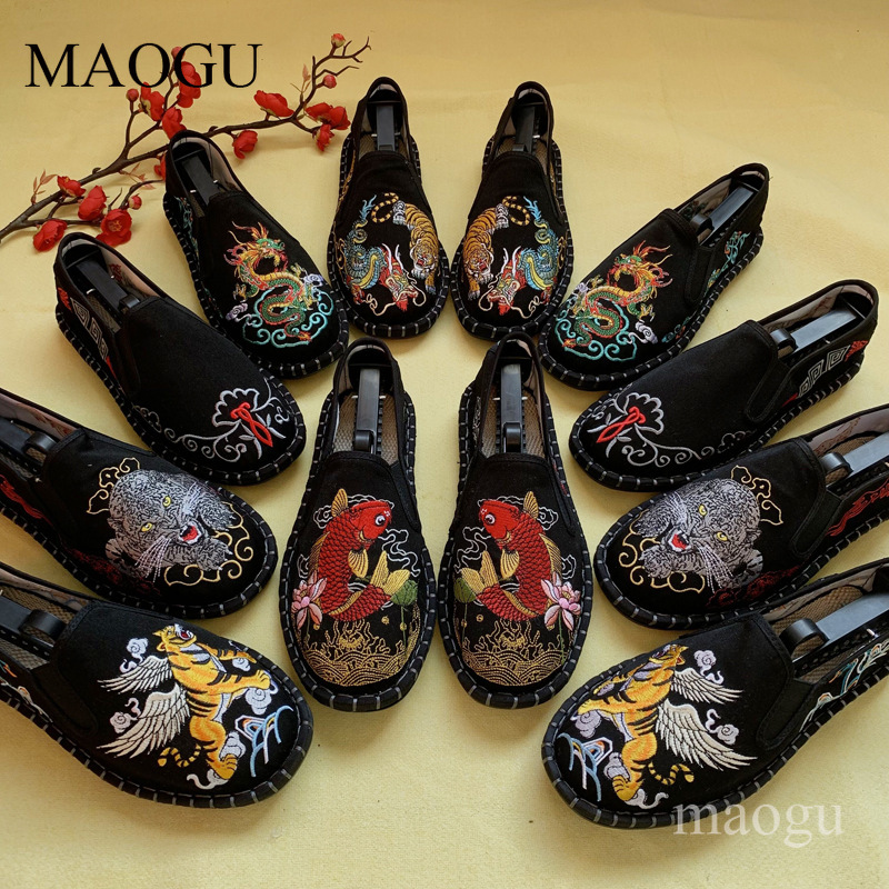 Sepatu Slip-On Bordir Gaya Cin - Embroidery Stitch ulasan dan harga