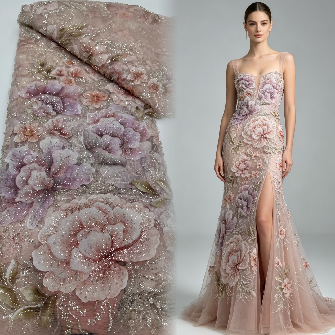 Penjualan Panas Kain Tulle Pay - Embroidery Net Fabric ulasan dan harga
