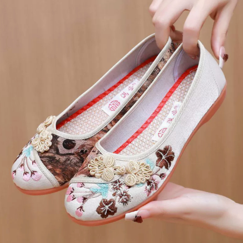 Sepatu Kanvas Wanita Gaya Cina - Embroidery Canvas ulasan dan harga