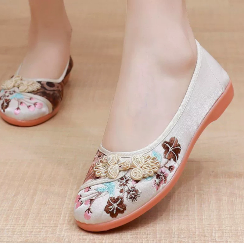 Sepatu Kanvas Wanita Gaya Cina - Embroidery Canvas ulasan dan harga