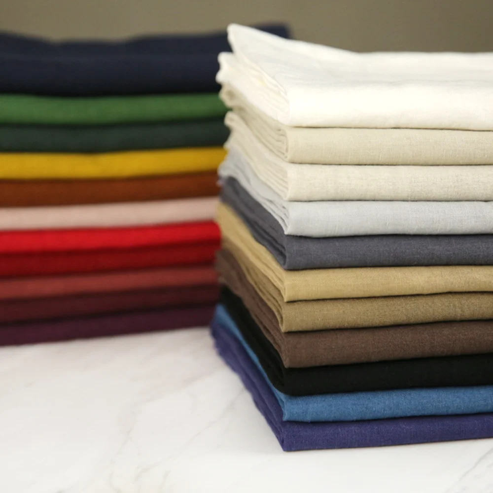 Pakaian Serat Linen Alami 100% - Linen Fabric Natural ulasan dan harga