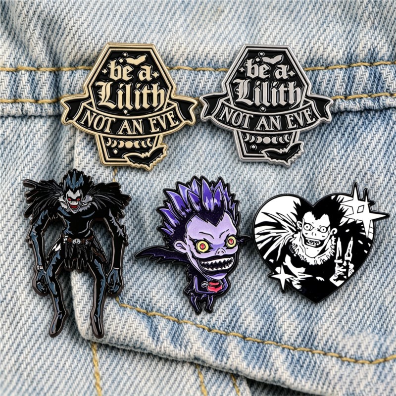 Pin Enamel Kartun Monster Seta - Embroidery Gothic ulasan dan harga