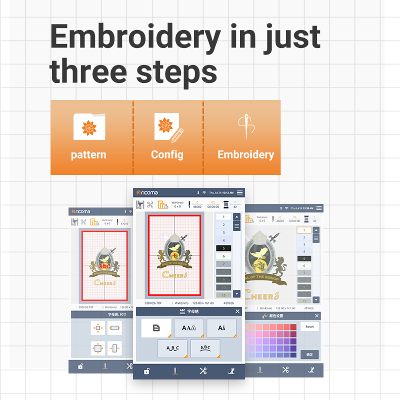 Mesin Bordir Komputerisasi Rum - Embroidery Machines ulasan dan harga