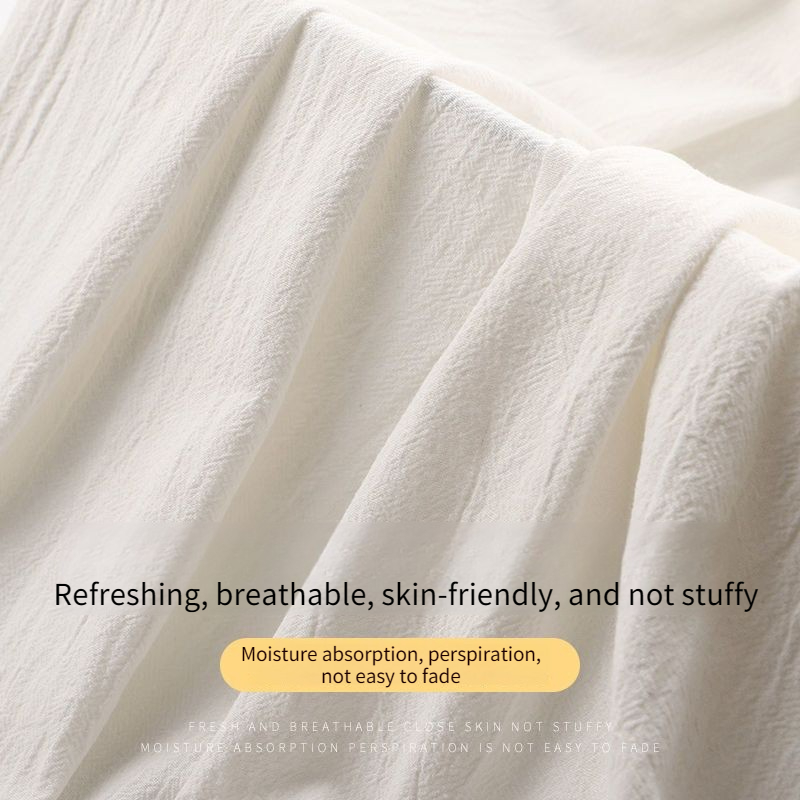 Kain Katun Linen Crepe Musim P - Linen Fabric Natural ulasan dan harga