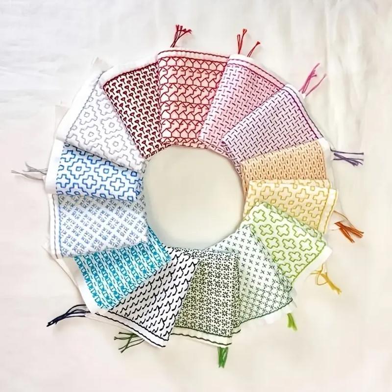 9/32Pcs Benang Dan Jarum Kit B - Embroidery For Beginners ulasan dan harga